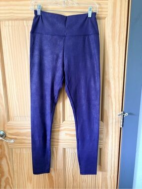 Simply Vera Vera Wang Blue Faux Leather Leggings